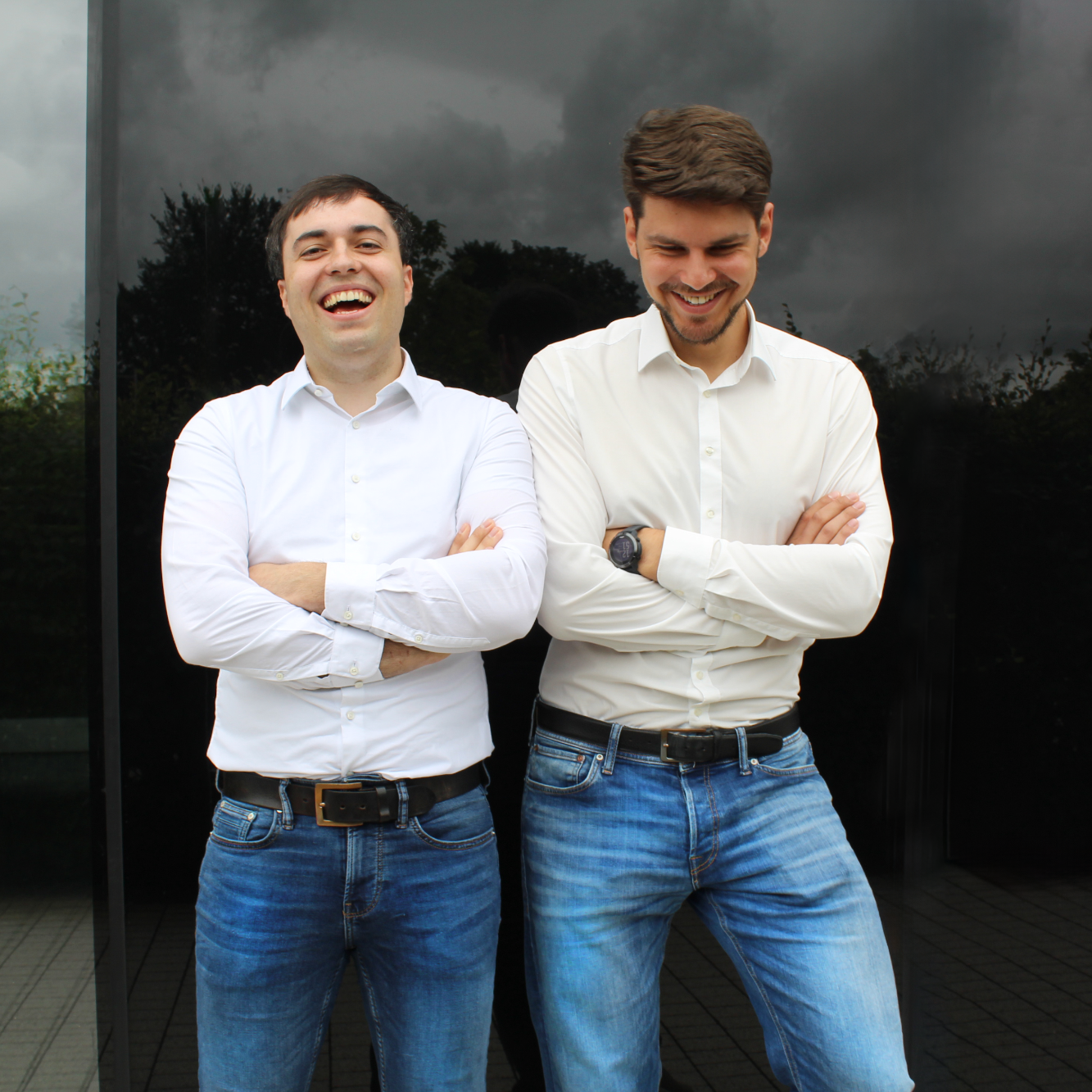 Die Gründer und Geschäftsführer Ludwig Kreuzer und Simon Deniffel von SDLK Engineering GmbH im Allgäu und Nürnberg